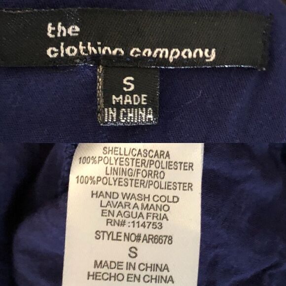 The Clothing Company Long Sleeve Blue Romper, Sm - Picture 8 of 8